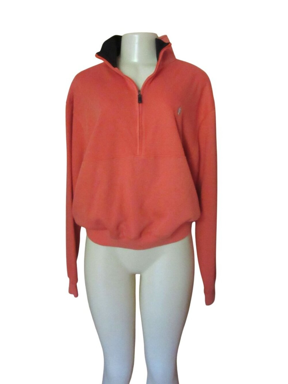 Irish Creek Golf Course Salmon 1/4 Zip Mens Pullover Sweater SZ M